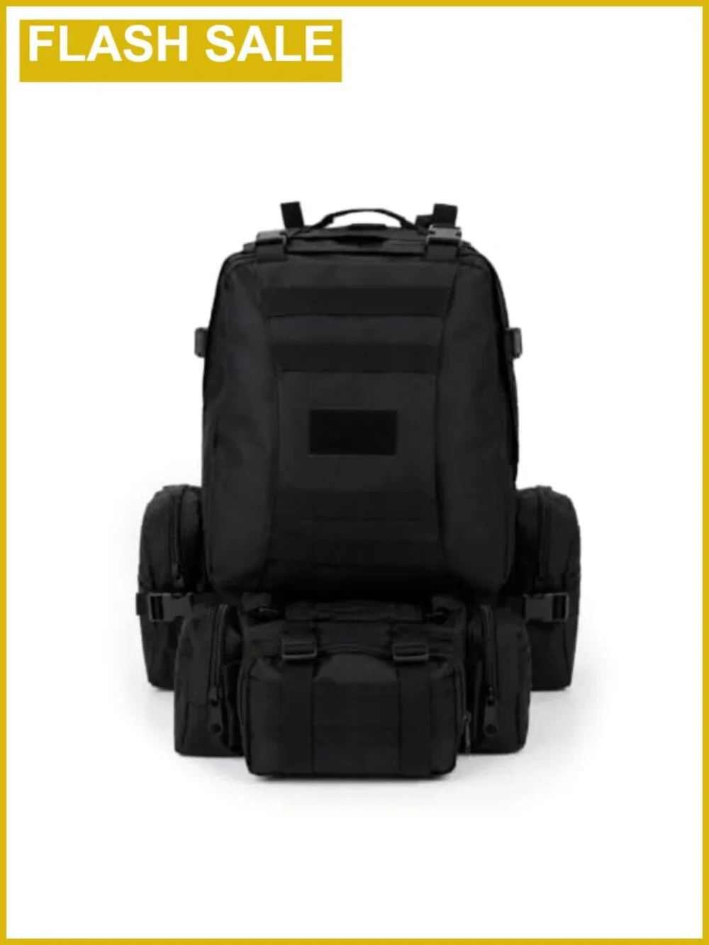 Military Tactical Backpack 60L Molle Detachable Daypack Hiking Camping